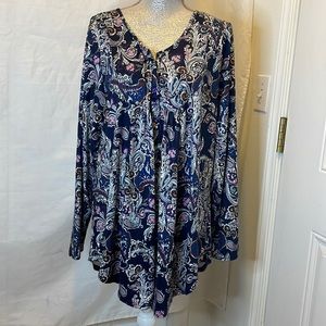 2 count Soft paisley tops by halife 3x
